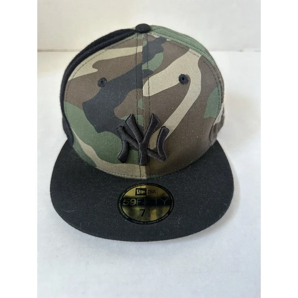 New York Yankees New Era 59 Fifty Camouflage Fitted Genuine Merchandise
